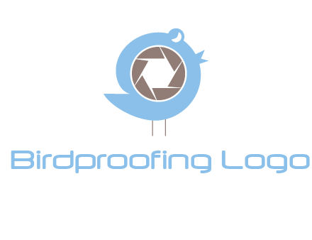 shutter in twitter bird photography logo