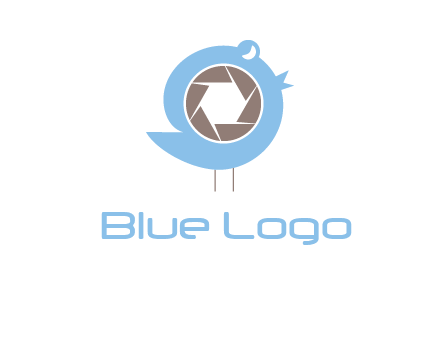 shutter in twitter bird photography logo