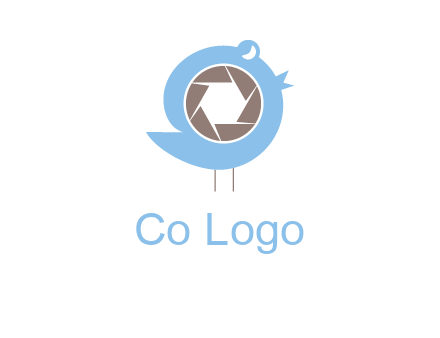 shutter in twitter bird photography logo