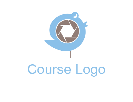 shutter in twitter bird photography logo