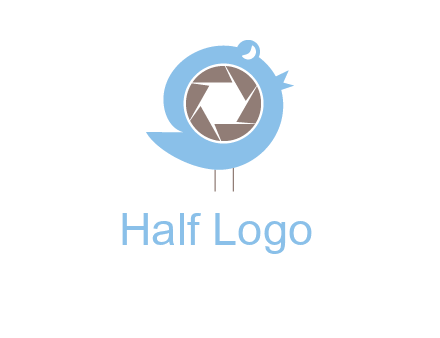 shutter in twitter bird photography logo