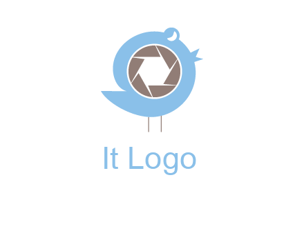 shutter in twitter bird photography logo