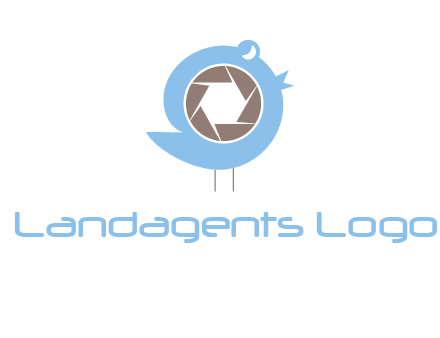 shutter in twitter bird photography logo