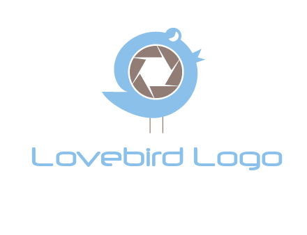 shutter in twitter bird photography logo