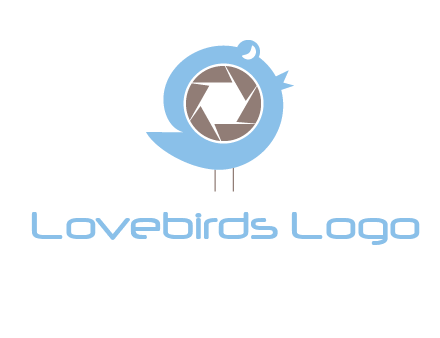 shutter in twitter bird photography logo