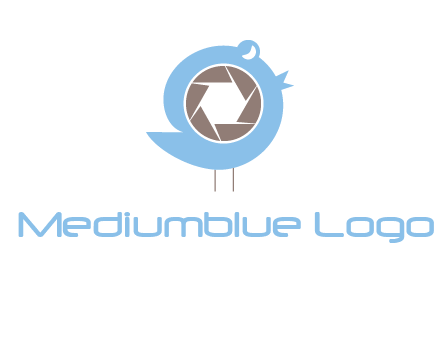 shutter in twitter bird photography logo