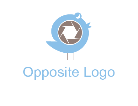 shutter in twitter bird photography logo
