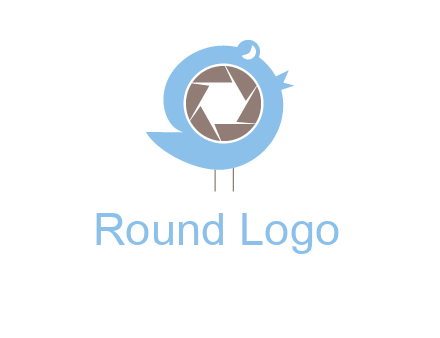 shutter in twitter bird photography logo