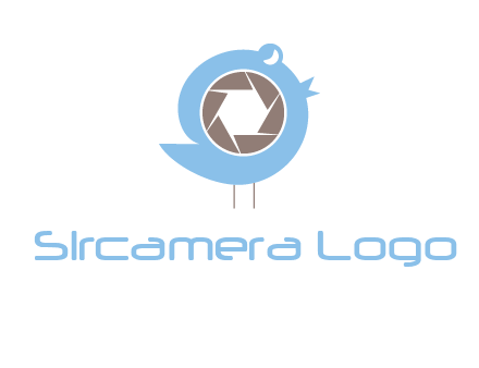 shutter in twitter bird photography logo