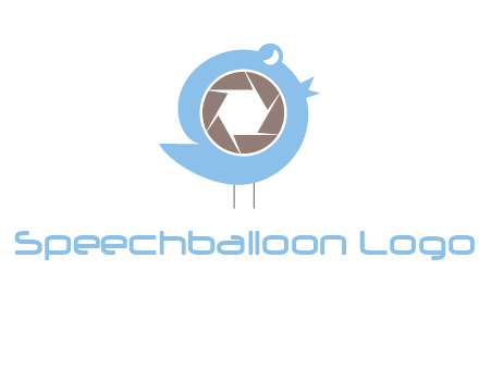 shutter in twitter bird photography logo