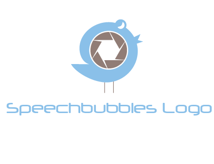 shutter in twitter bird photography logo