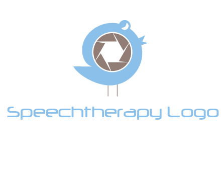 shutter in twitter bird photography logo