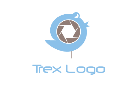 shutter in twitter bird photography logo