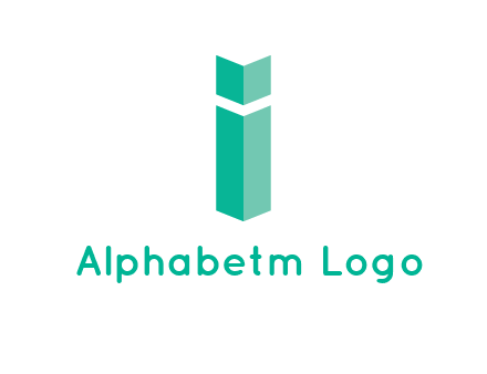 letter i with book logo