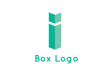 letter i with book logo