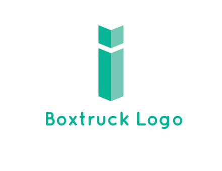 letter i with book logo