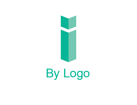 letter i with book logo