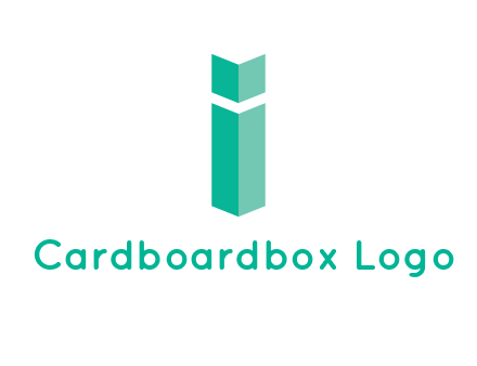 letter i with book logo