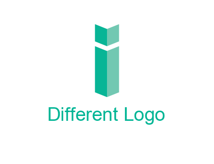 letter i with book logo