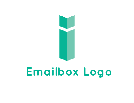 letter i with book logo