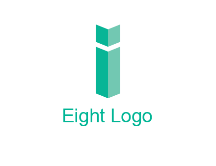 letter i with book logo