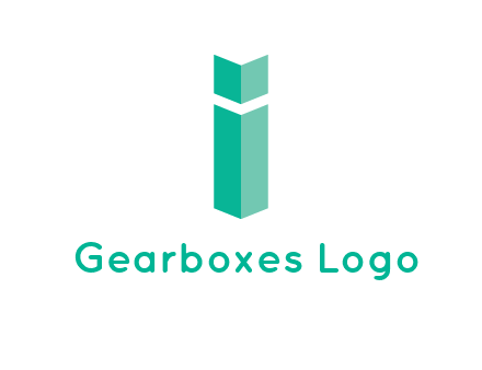 letter i with book logo