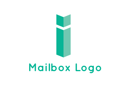 letter i with book logo