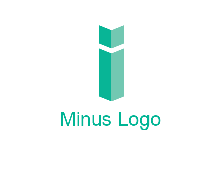 letter i with book logo