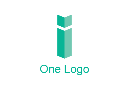 letter i with book logo
