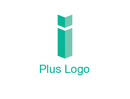 letter i with book logo