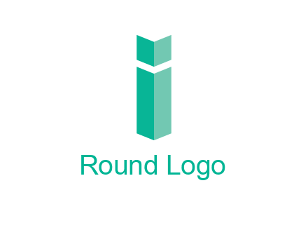 letter i with book logo