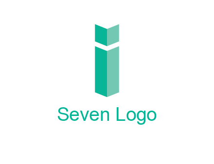 letter i with book logo