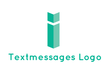 letter i with book logo