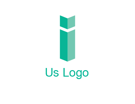 letter i with book logo
