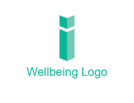 letter i with book logo