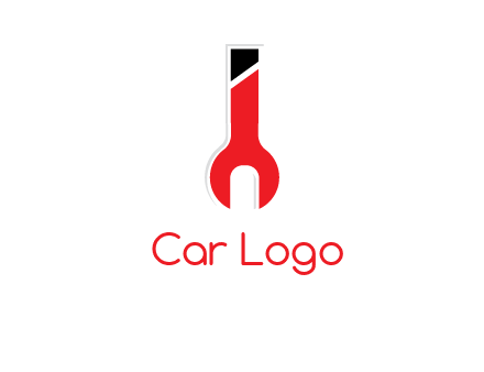 letter i incorporated with open end wrench logo