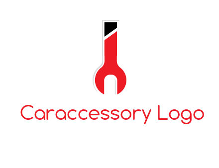 letter i incorporated with open end wrench logo