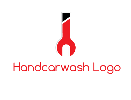 letter i incorporated with open end wrench logo