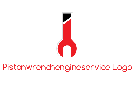 letter i incorporated with open end wrench logo