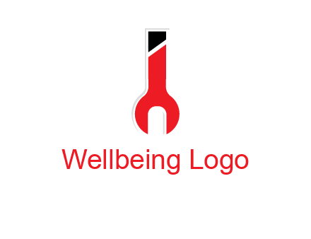 letter i incorporated with open end wrench logo