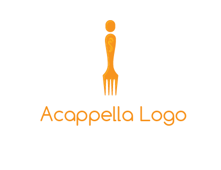 letter i incorporated with fork logo