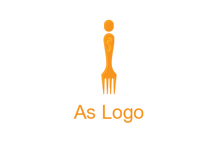 letter i incorporated with fork logo