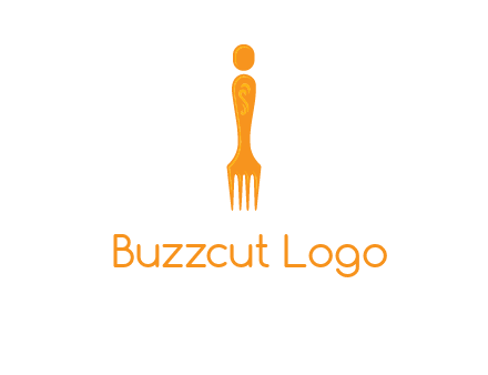 letter i incorporated with fork logo