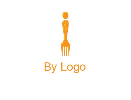 letter i incorporated with fork logo