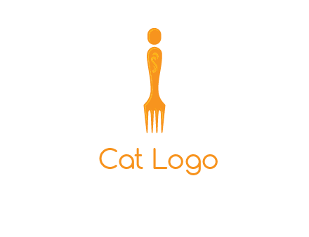 letter i incorporated with fork logo