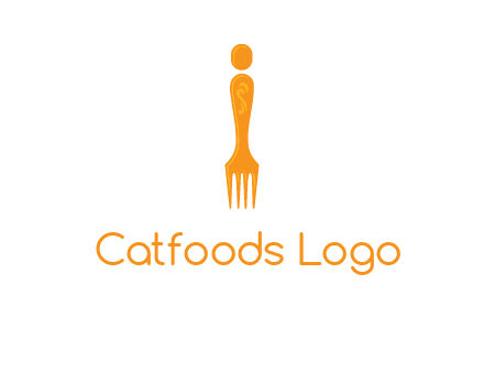 letter i incorporated with fork logo