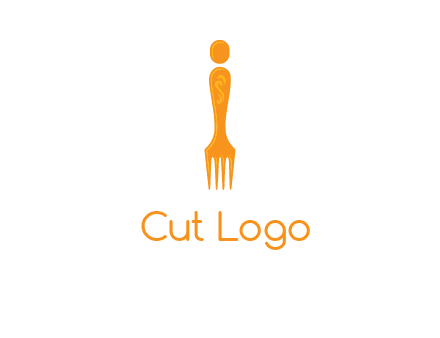 letter i incorporated with fork logo