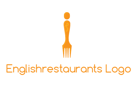 letter i incorporated with fork logo