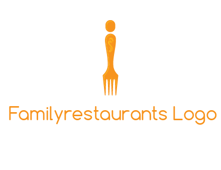 letter i incorporated with fork logo