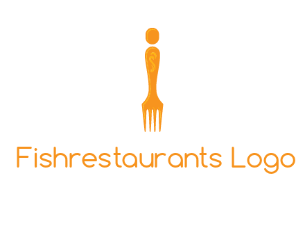 letter i incorporated with fork logo